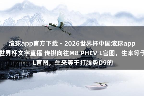 滚球app官方下载 - 2026世界杯中国滚球app官网,2026世界杯文字直播 传祺向往M8 PHEV L官图,生来等于打腾势D9的